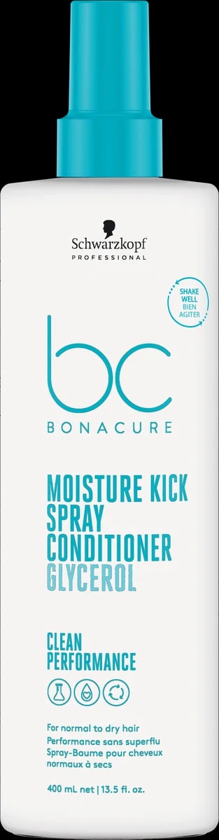 מרכך ספריי Bonacure Moisture Kick · 400 מ״ל