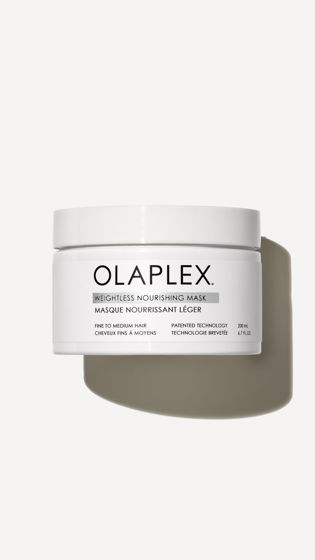 Weightless Nourishing Mask · 200ml של OLAPLEX בצילום מוצר מקורי