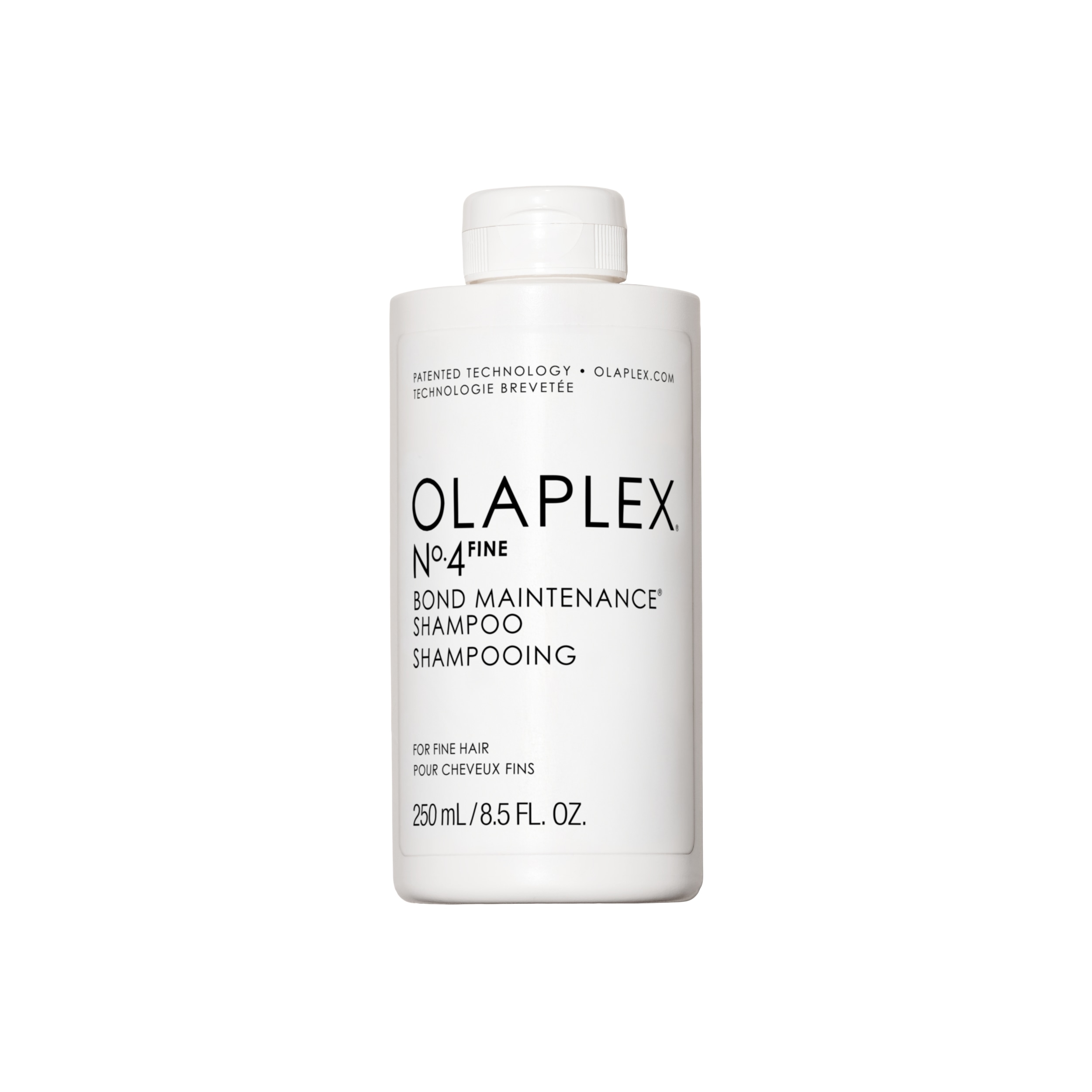 No.4 Fine Shampoo של OLAPLEX בצילום מוצר מקורי