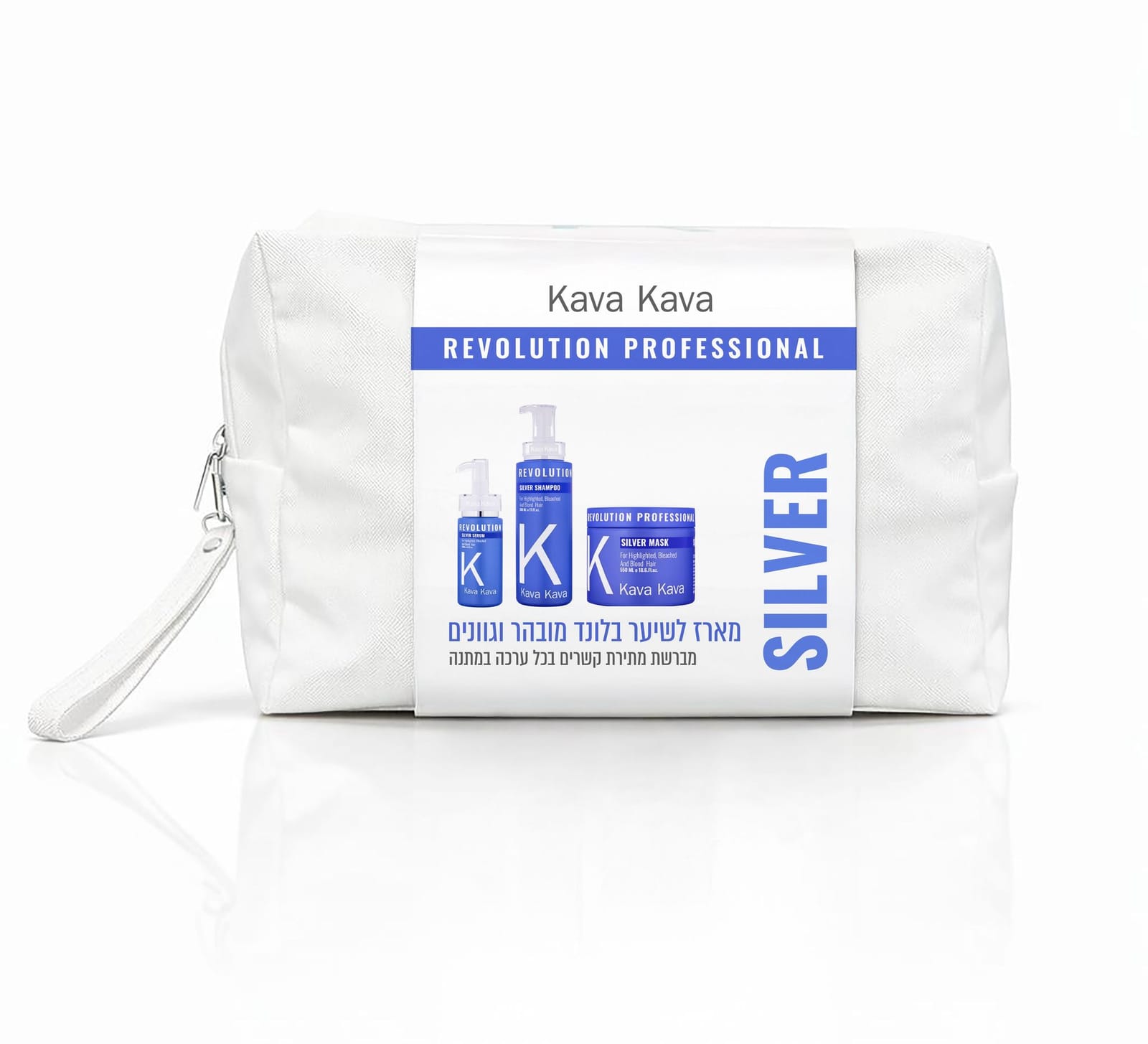 ערכת Kava Kava Revolution Professional מסדרת Silver בגוון כחול