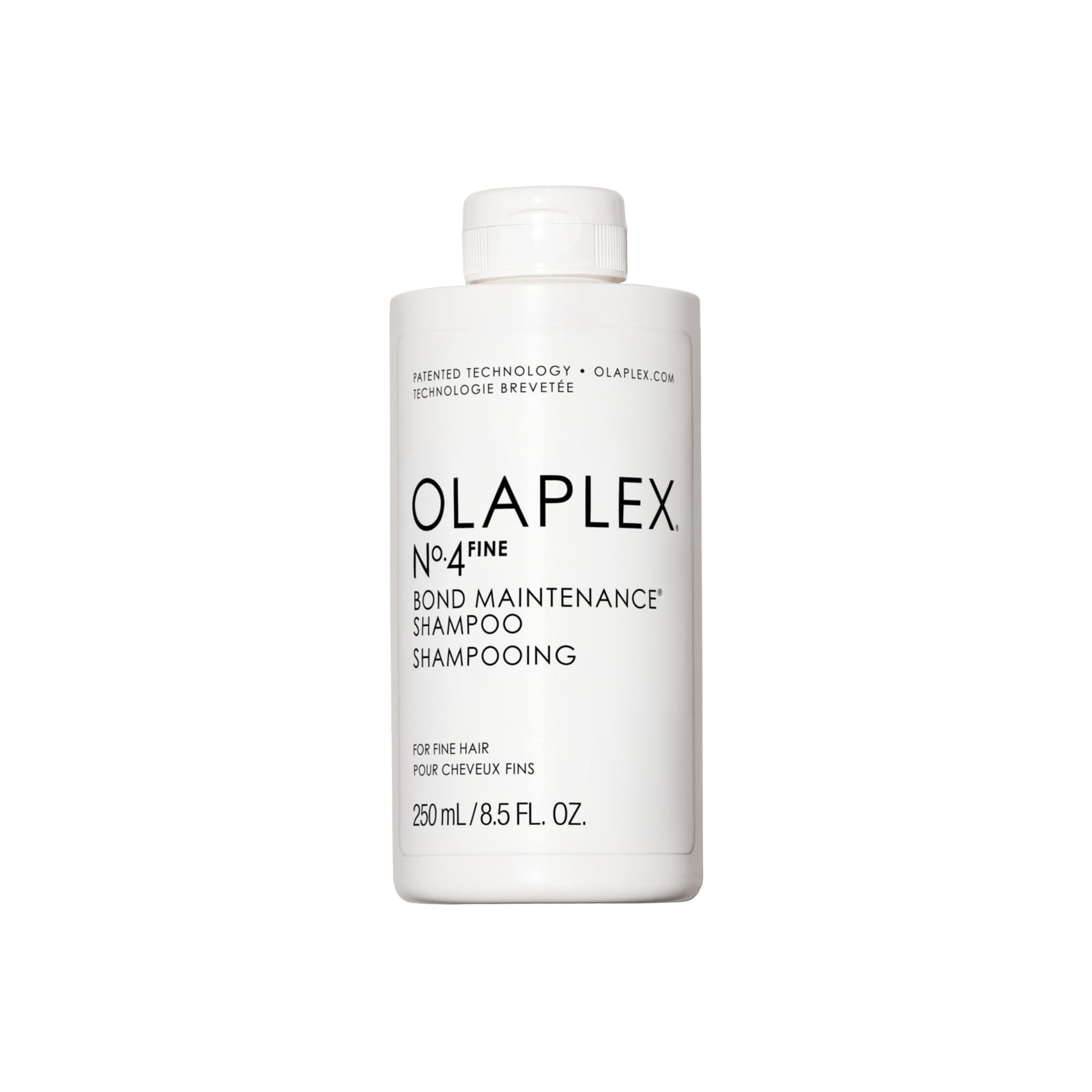 No.4 Fine Shampoo של OLAPLEX בצילום מוצר מקורי