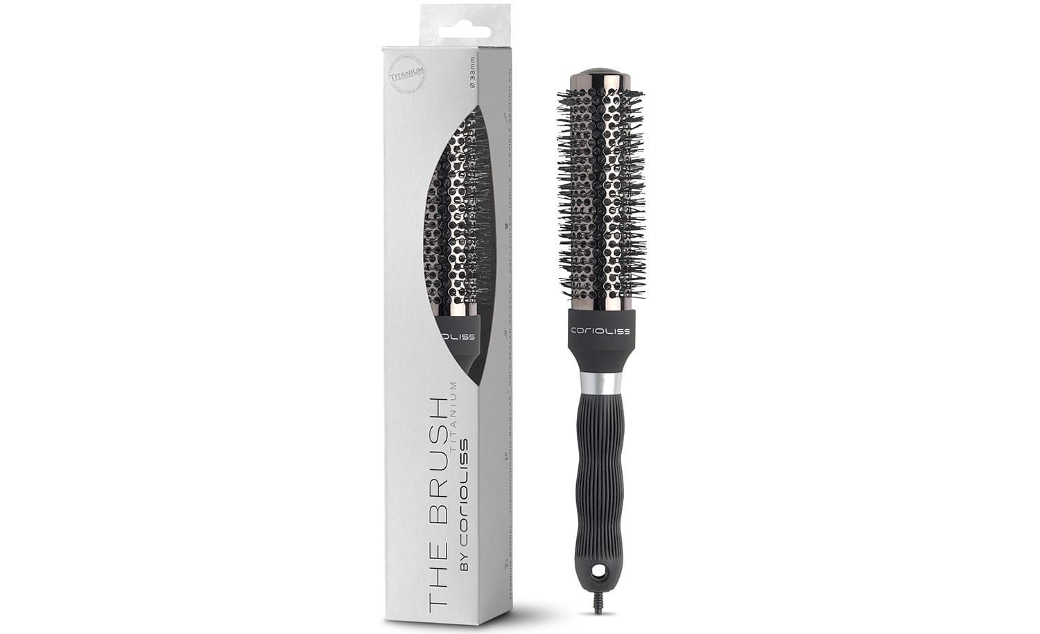 צילום מוצר רשמי של Corioliss The Brush Titanium 33mm, זווית 3