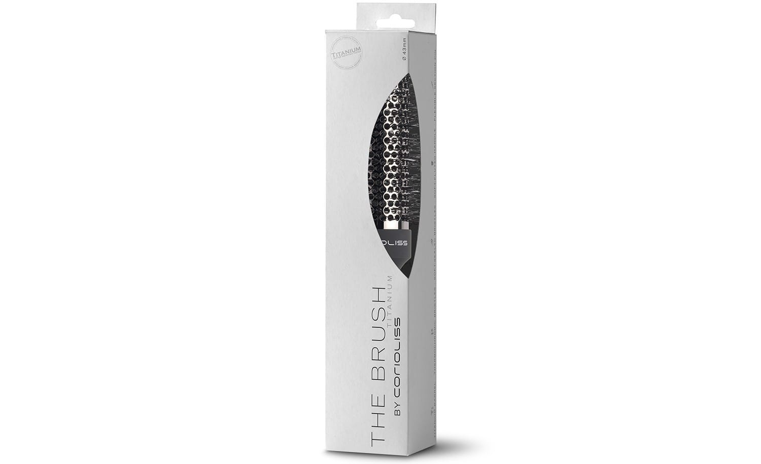 צילום מוצר רשמי של Corioliss The Brush Titanium 43mm, זווית 2