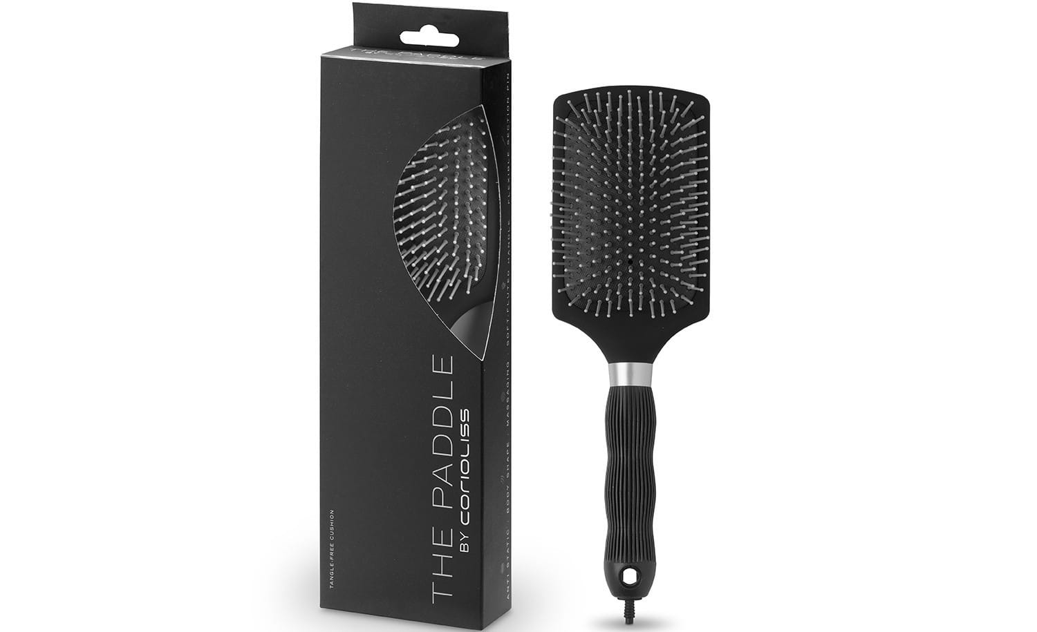 צילום מוצר רשמי של Corioliss The Paddle Brush, זווית 3
